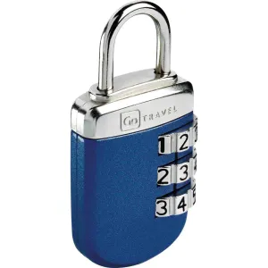 Go Travel Big Wheel Combi Padlock Blue