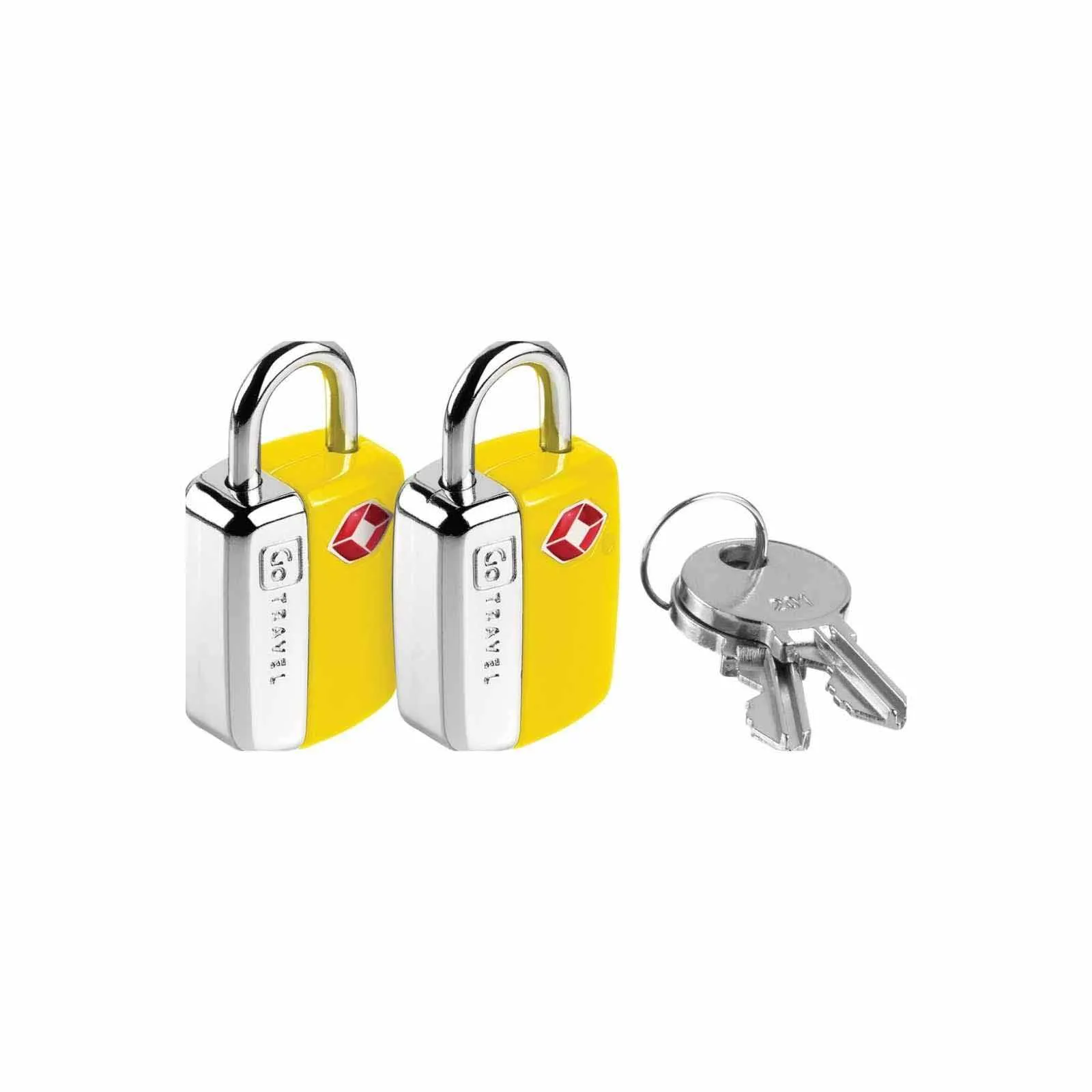 Go Travel TSA Key Padlocks 2pk Yellow