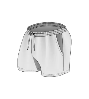 Golden Era Gym Shorts - Zeus White