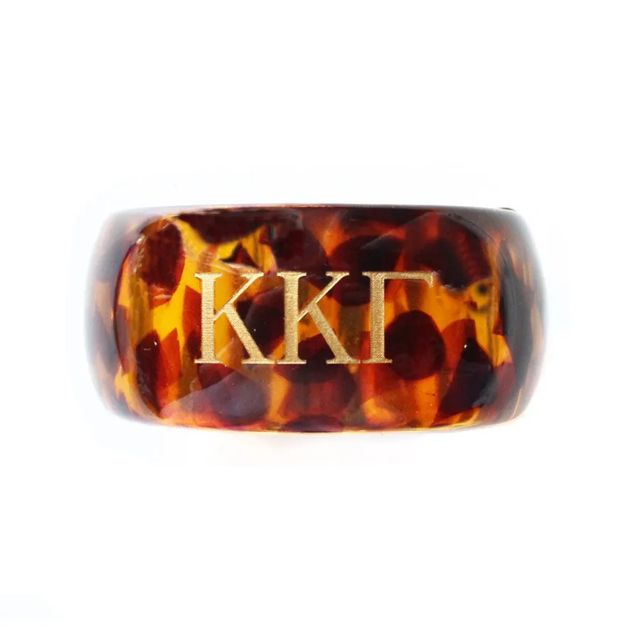 Greek Letter Tortoise Bangle (WS)