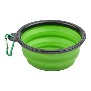 Green Collapsible Dog Bowl
