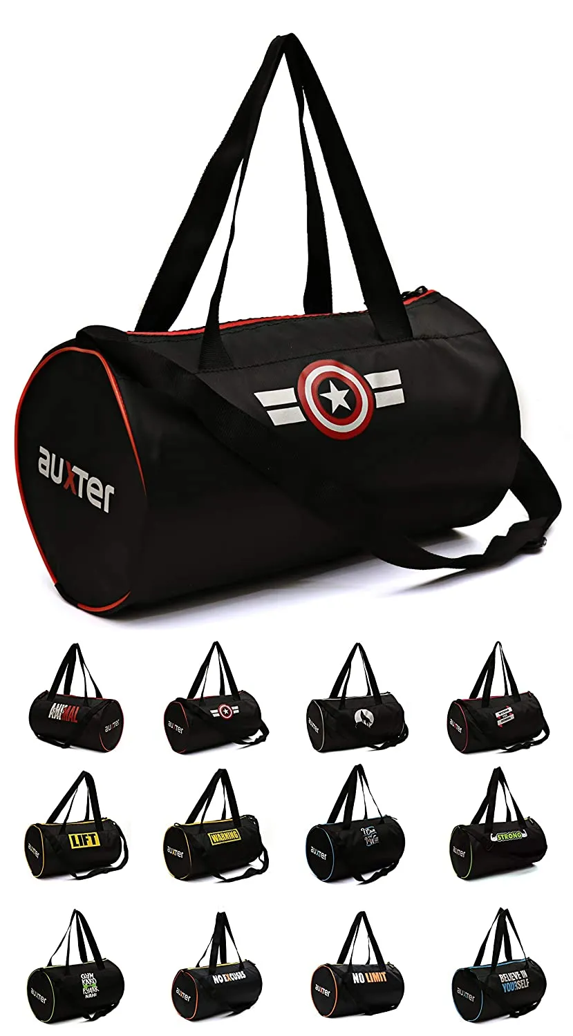 Gym Bag Duffel Bag for boys Girls Black 15 ltr.