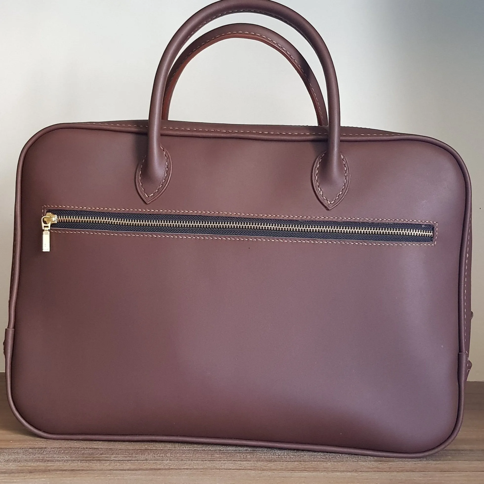 Handmade Fullgrain leather office bag