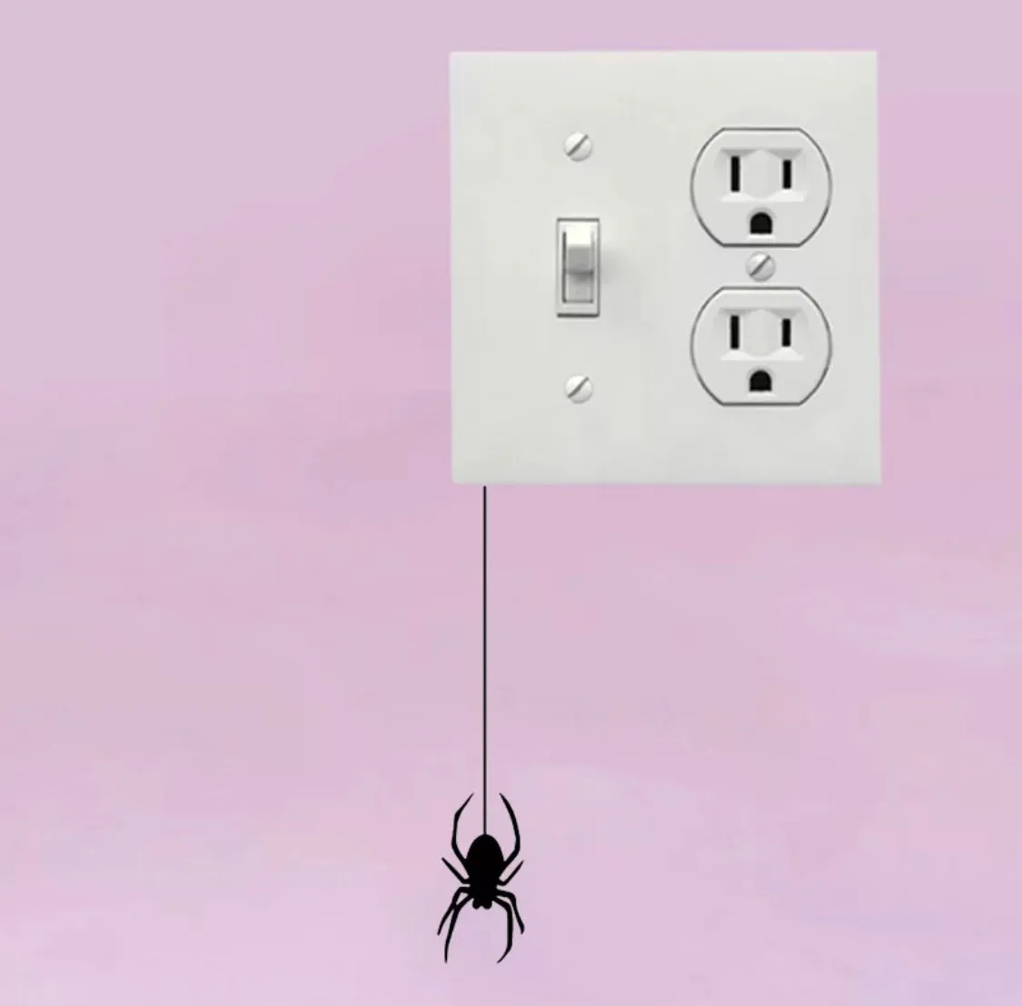 Hanging Spider Wall Sticker