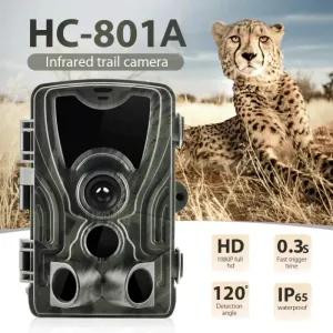 HD Recording 1080P Hunting Trail Camera with Infrared Night Vision and Motion Detection
