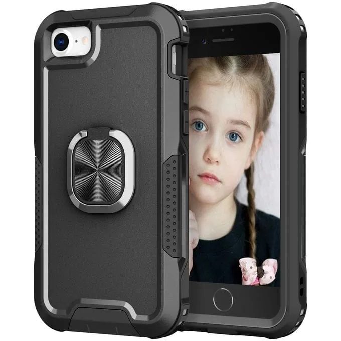 Heavy Duty Magnetic Phone Case With Ring Grip