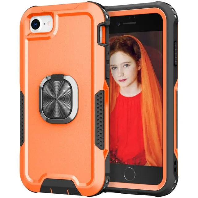 Heavy Duty Magnetic Phone Case With Ring Grip
