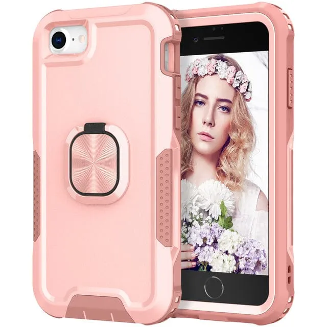 Heavy Duty Magnetic Phone Case With Ring Grip