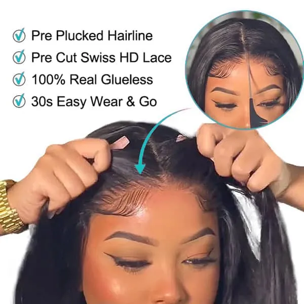 Highlight Glueless HD Lace Wig Body Wave Hair 5x5 HD 6X4.5 HD 4x4 Transparent Lace Closure Wig Ashimary Hair