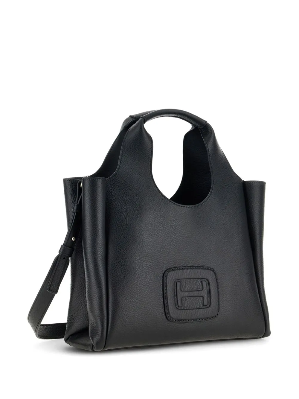 HOGAN Mini Leather Logo-Embossed Tote Handbag