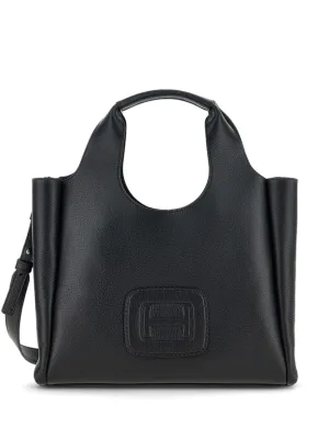 HOGAN Mini Leather Logo-Embossed Tote Handbag
