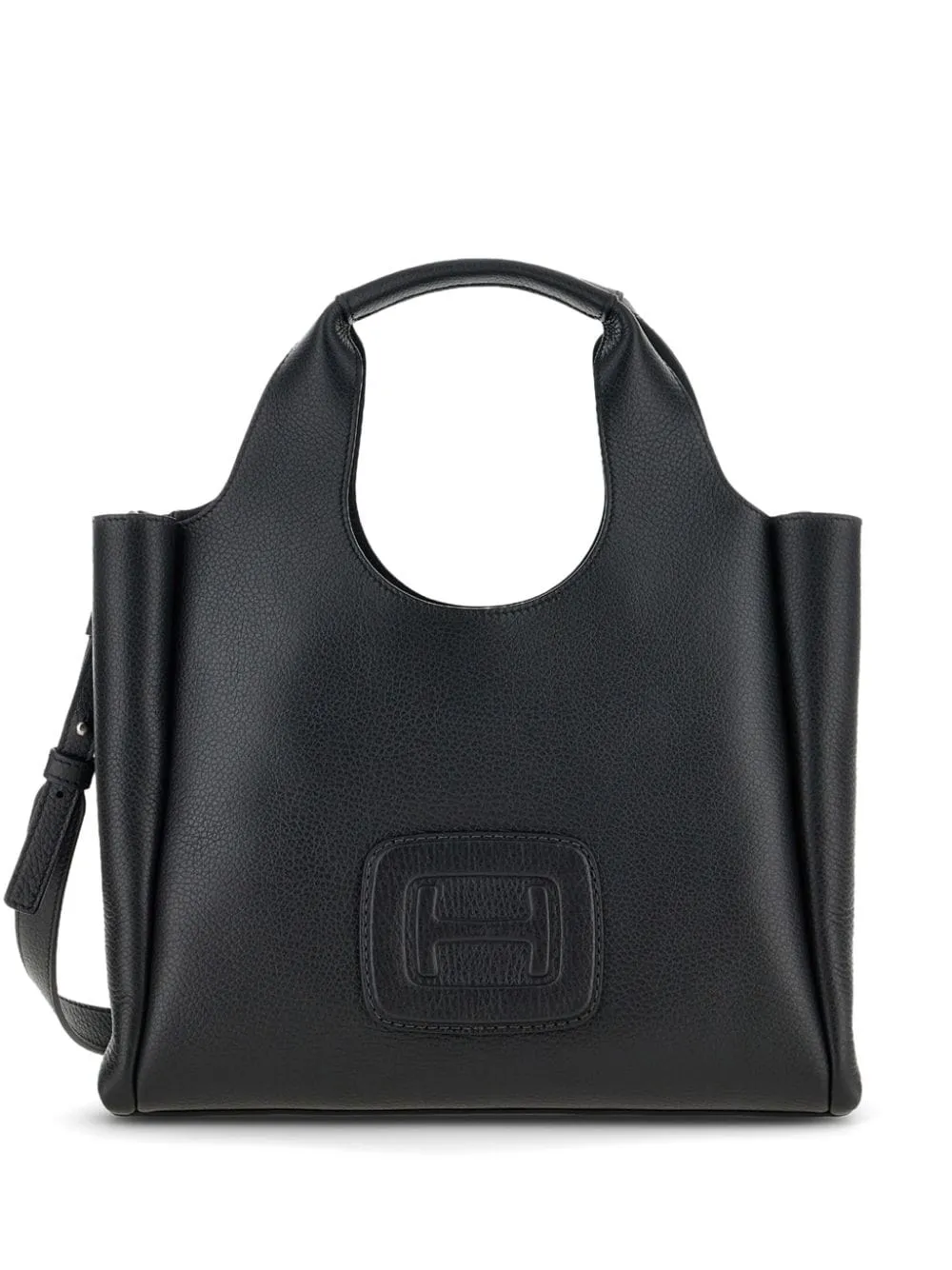 HOGAN Mini Leather Logo-Embossed Tote Handbag