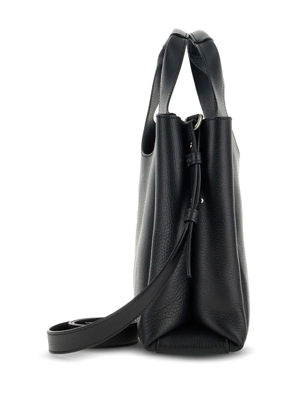 HOGAN Mini Leather Logo-Embossed Tote Handbag