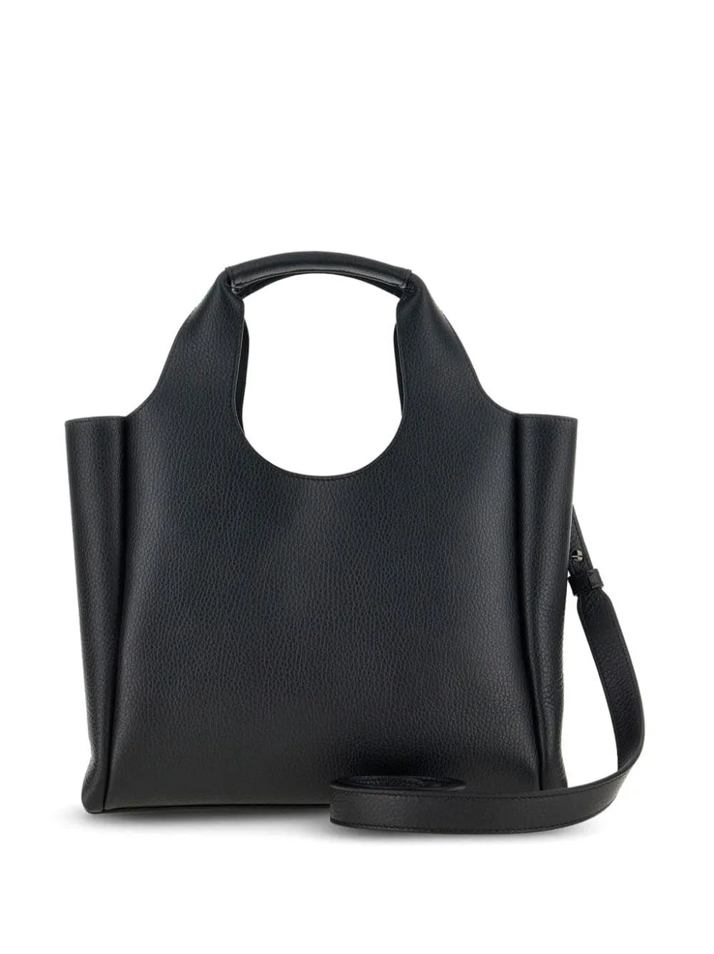 HOGAN Mini Leather Logo-Embossed Tote Handbag