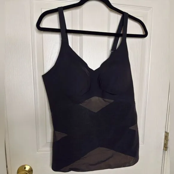 Honeylove NWOT Liftwear Black Shaping Cami Top Size XL