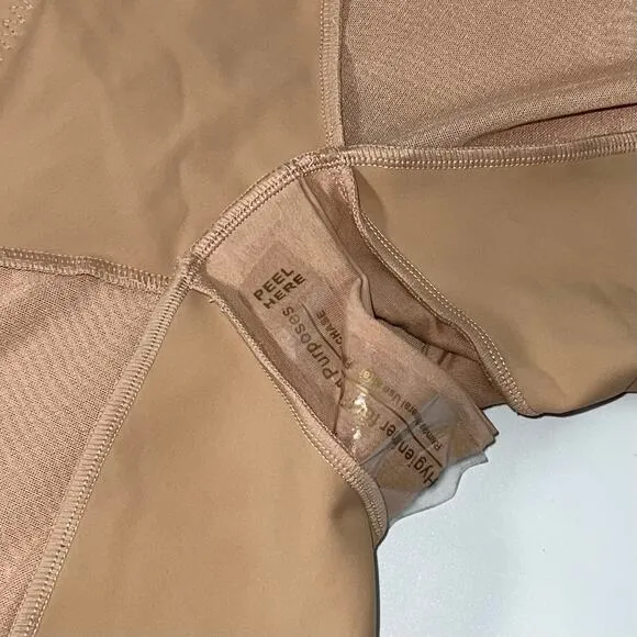 Honeylove SuperPower Short High Compression Sculpting Shapewear Sand NWT 3X