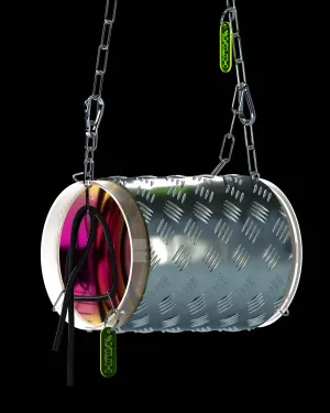Huni Tube Bag "Chrome"