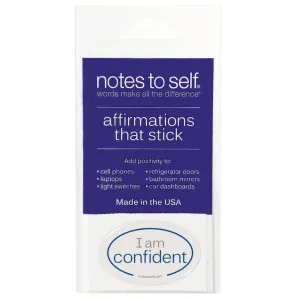 I am confident™ affirmations that stick