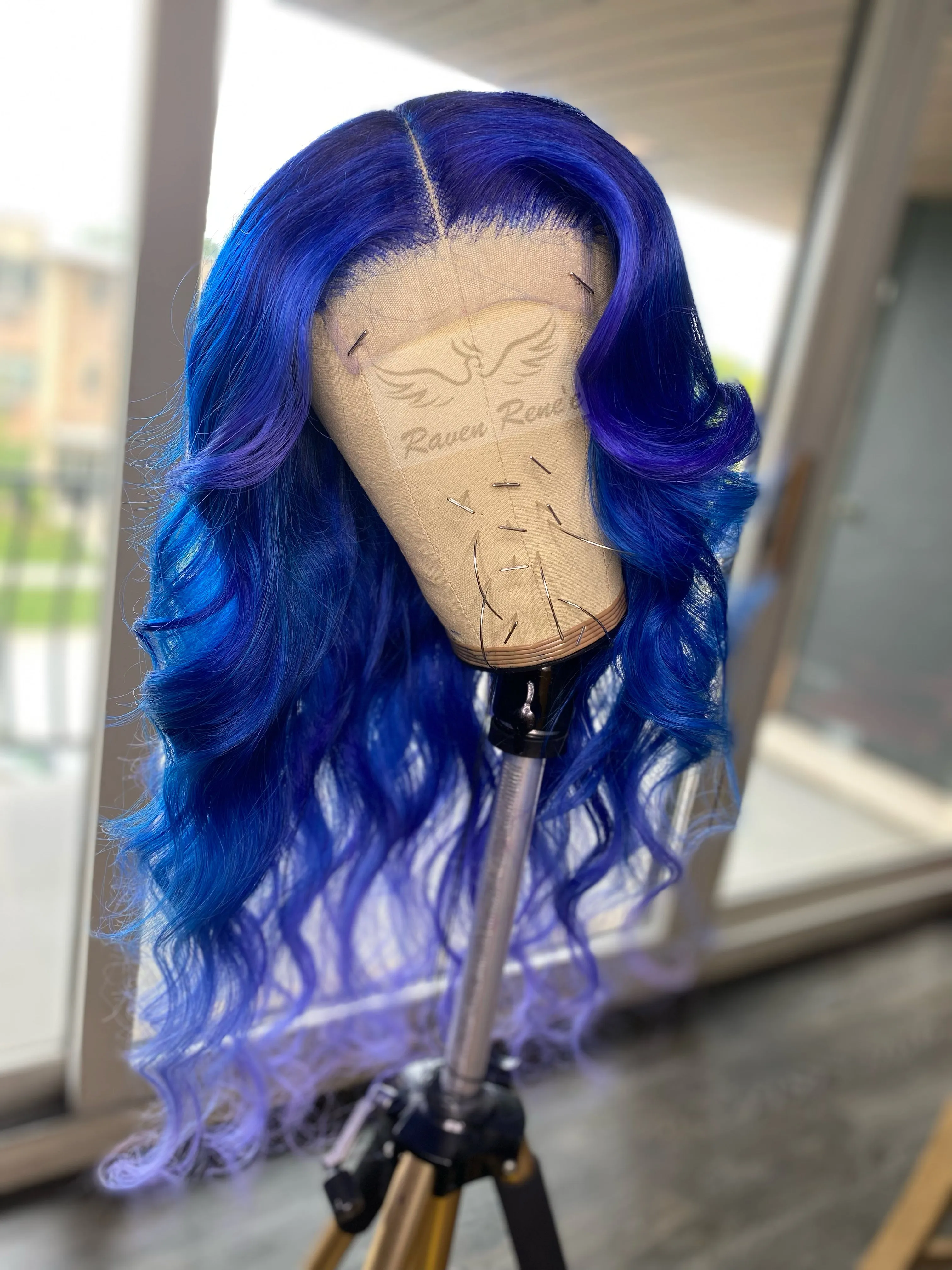 Indigo and Purple Ombre Unit