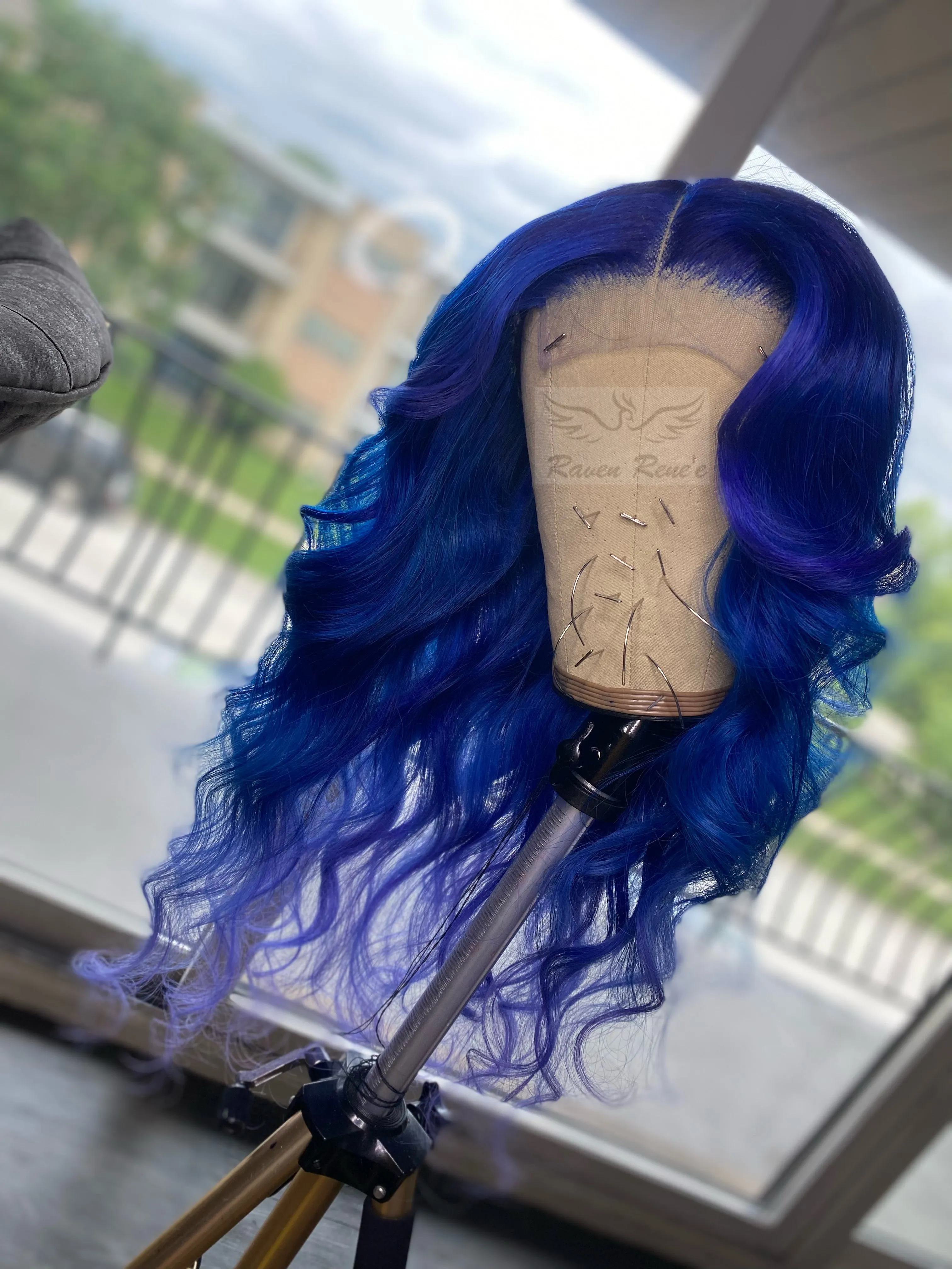 Indigo and Purple Ombre Unit