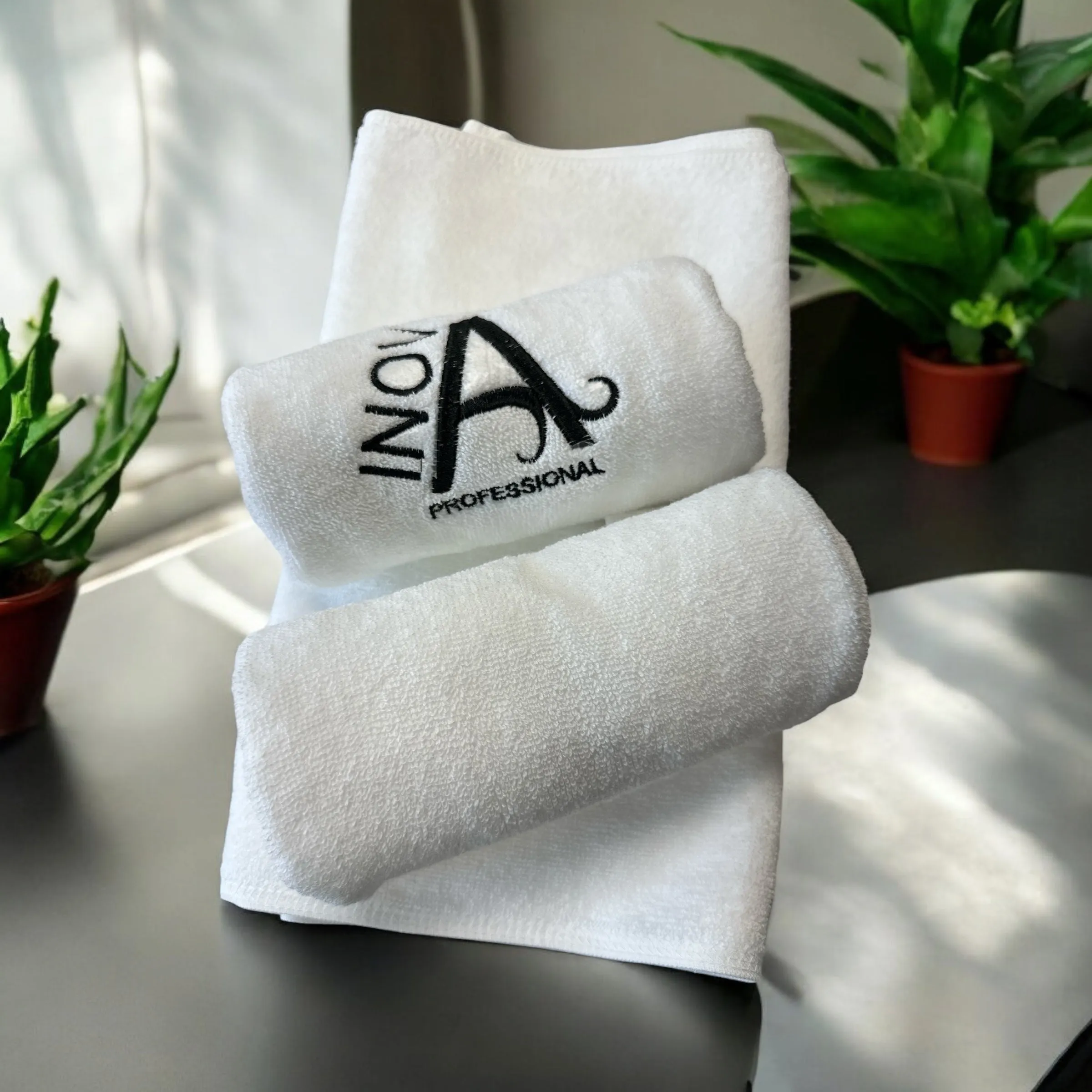 Inova professional White Salon & Spa Quality 100% Cotton Towel 29 x 14 Inches salon