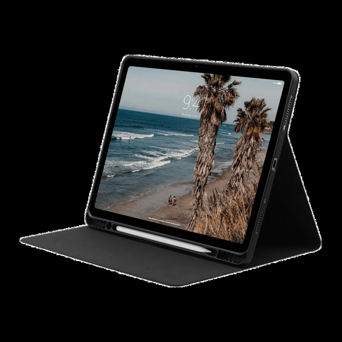 iPad Air 13 2024 UAG Standard Issue Folio Case - Black