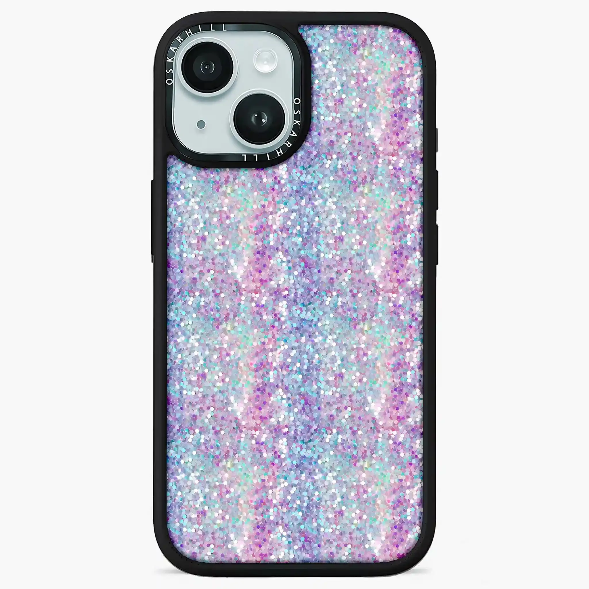 iPhone 14 Plus Case Elite — Pastel Purple-Blue Glitter