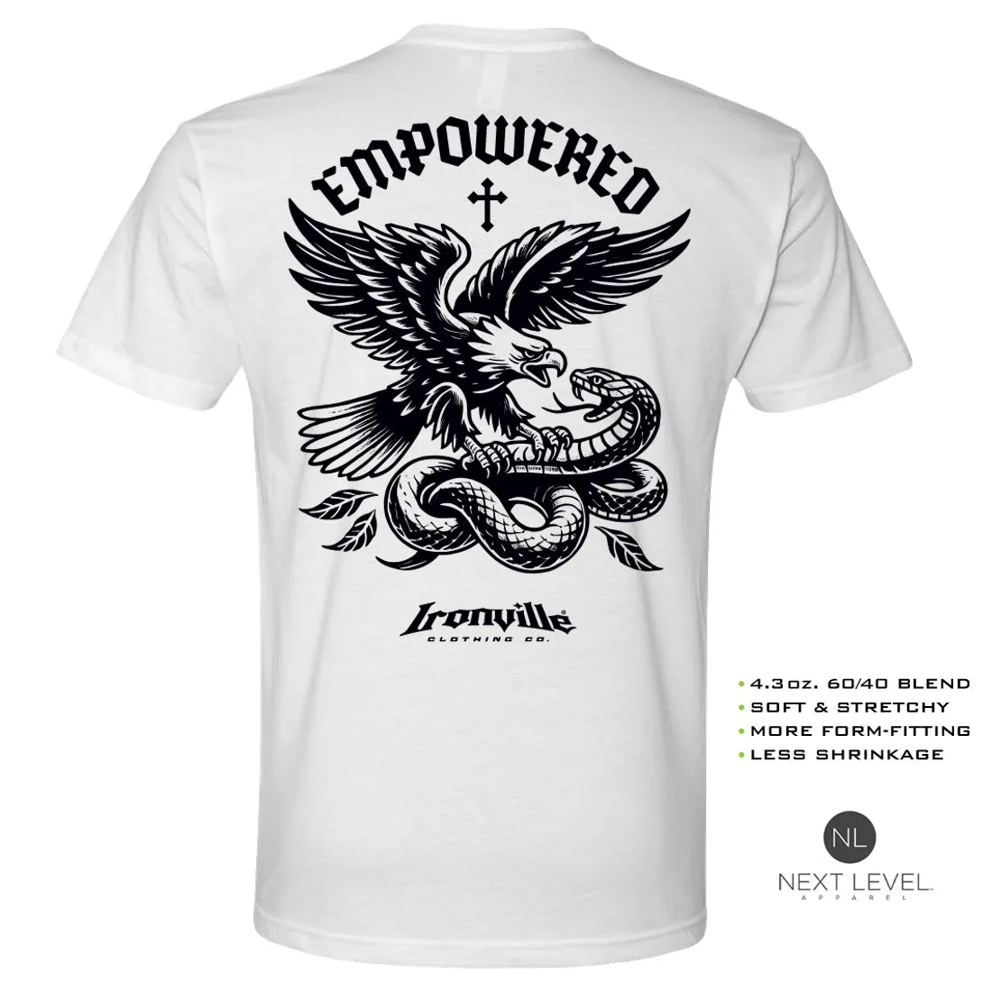 Ironville EMPOWERED Soft-Blend Gym T-shirt