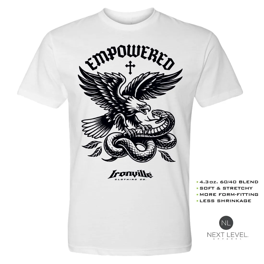 Ironville EMPOWERED Soft-Blend Gym T-shirt