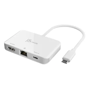J5create JCA351-N USB-C to 4K HDMI Ethernet Adapter