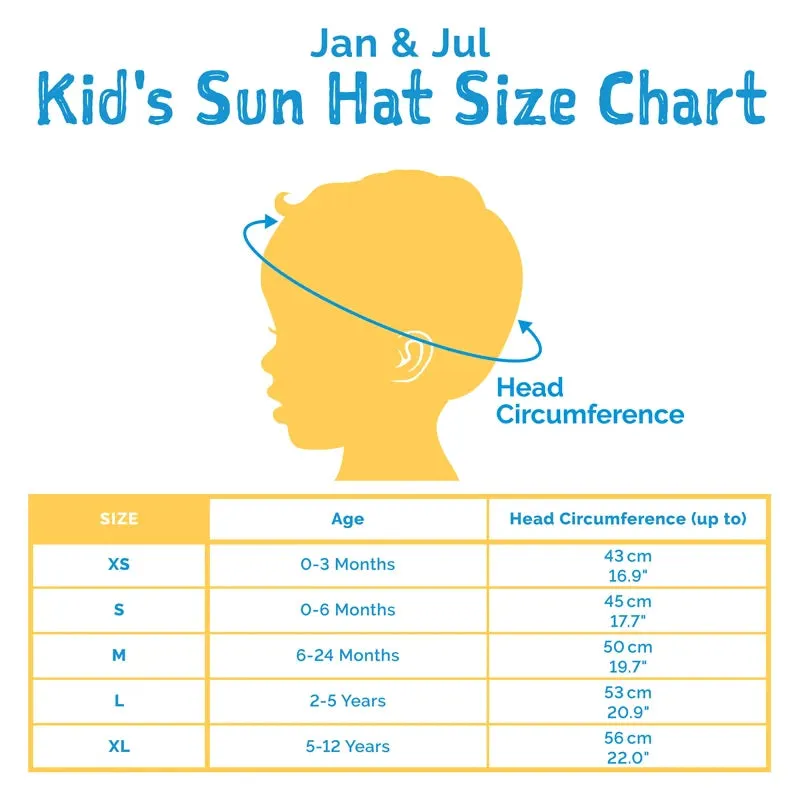 Jan & Jul Gro-With-Me Sun Hat - Yellow Flower