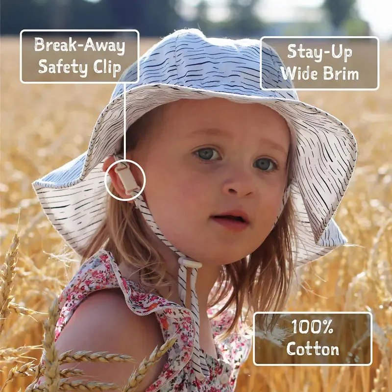 Jan & Jul Gro-With-Me Sun Hat - Yellow Flower