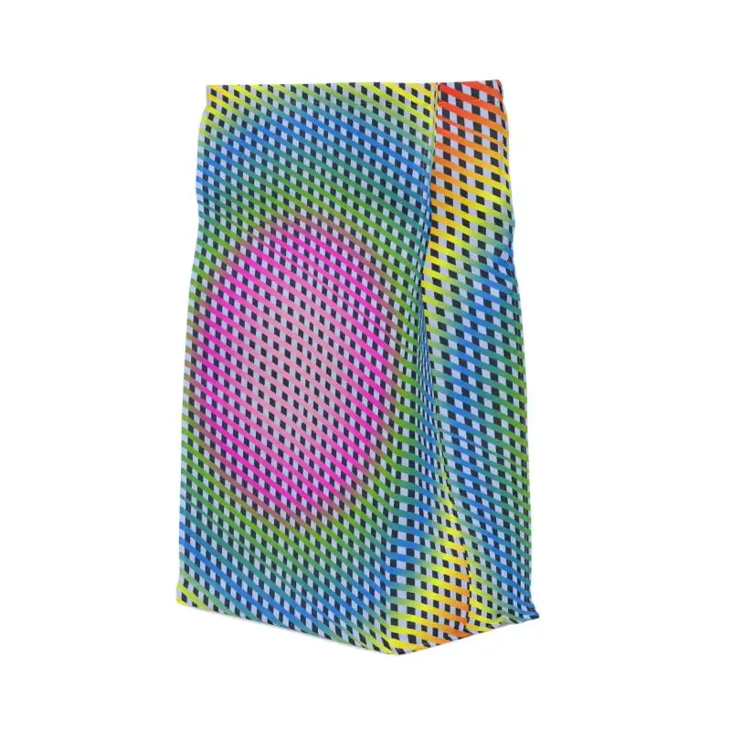 Jazz Up Lunch with Colorful Geometric Pattern Lunch Bag
