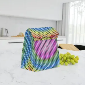 Jazz Up Lunch with Colorful Geometric Pattern Lunch Bag