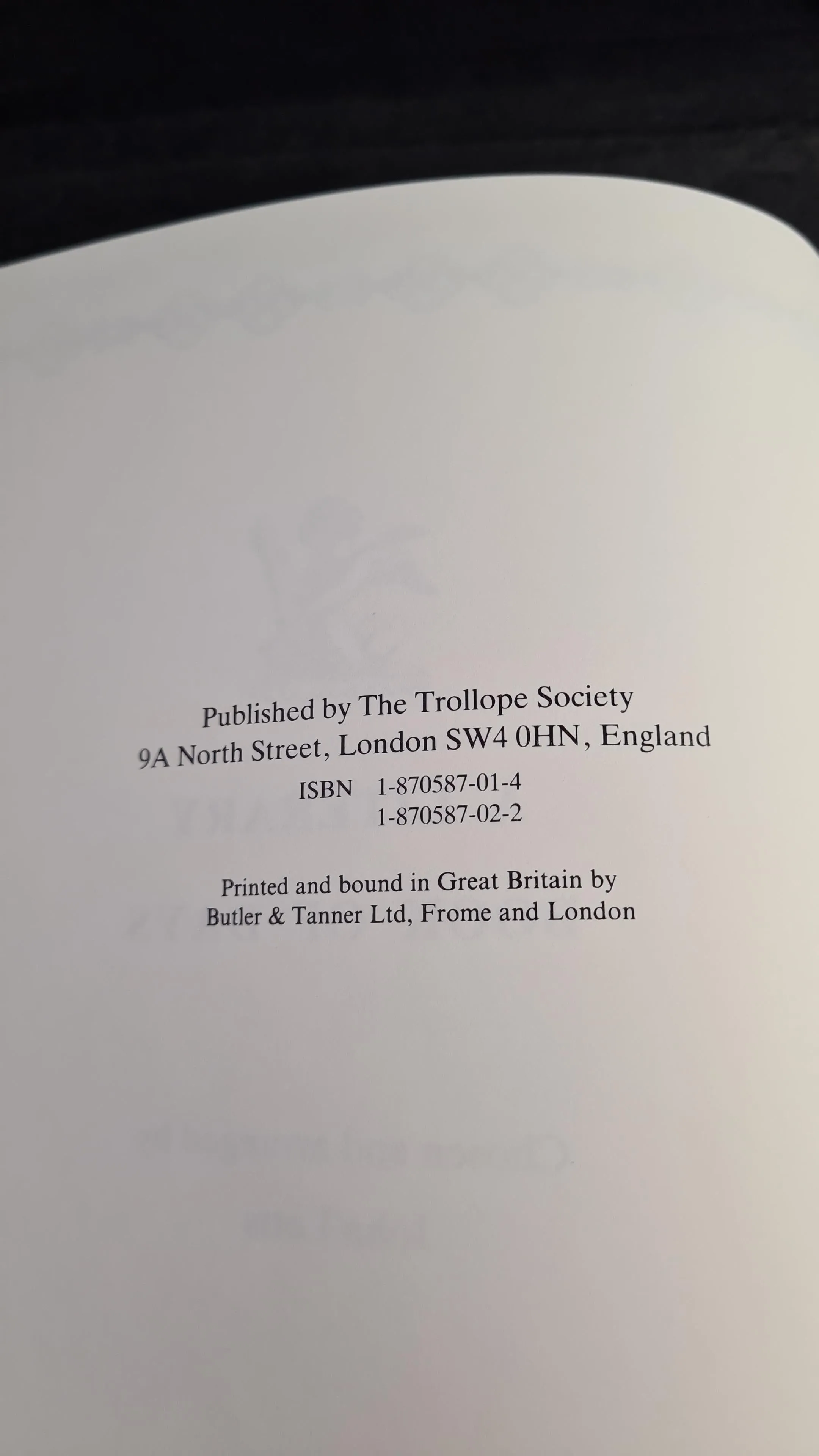 John Letts - A Literary Book of Days 1989-1992, Trollope Society, no date