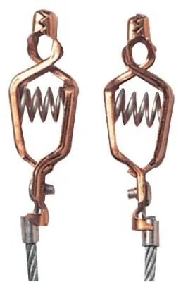 Justrite BARE WIRE W/2 ALLGATOR CLIPS 3" LENGTH, 08500