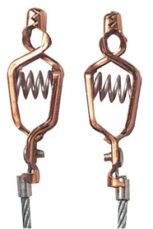 Justrite BARE WIRE W/2 ALLGATOR CLIPS 3" LENGTH, 08500