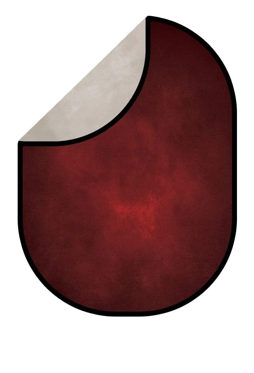 Kate Dark Red Wine / Fine Art Solid Tones Collapsible Backdrop Photography 5X6.5ft(1.5x2m)