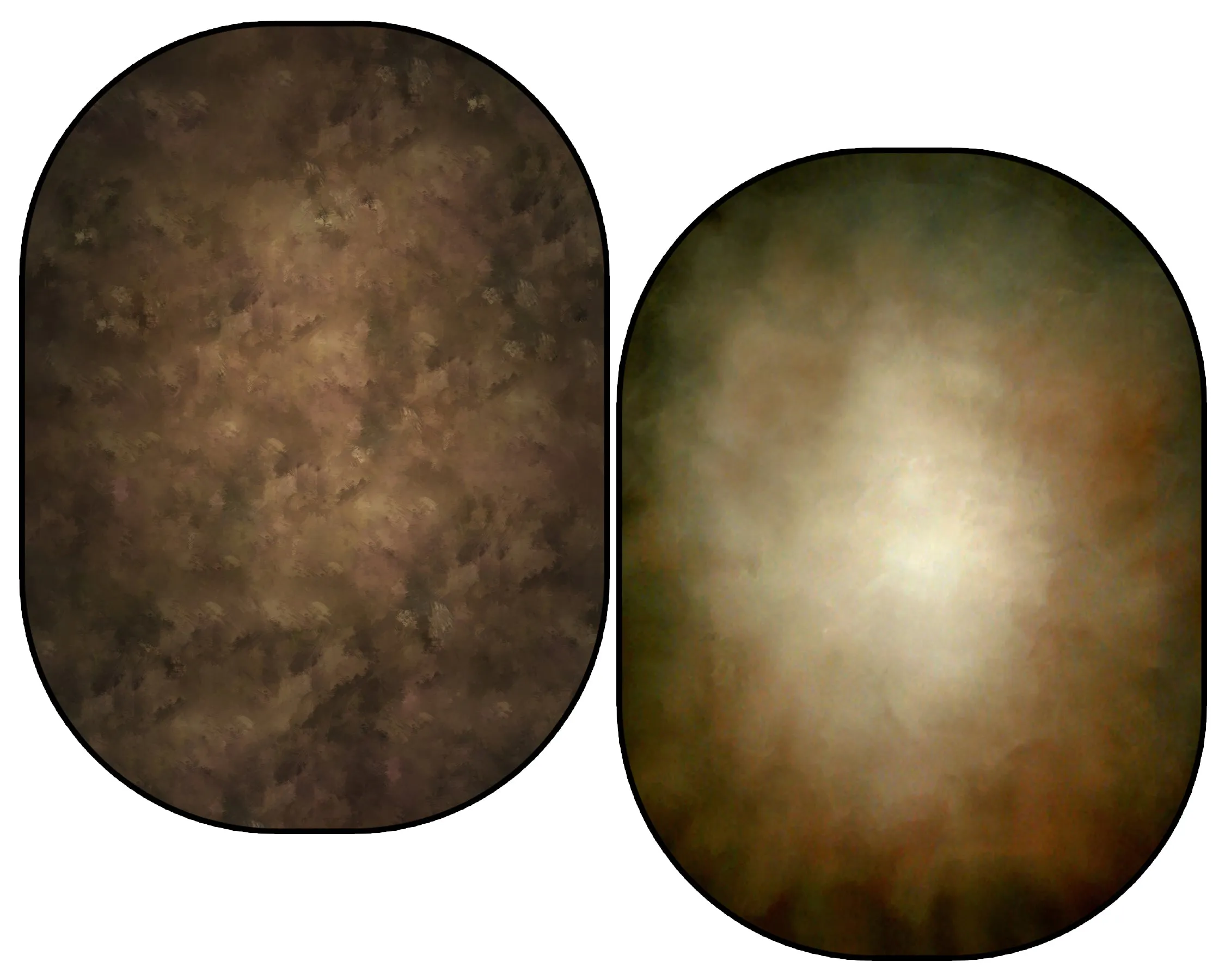 Kate Deep Brown/Light Brown Collapsible Backdrop Photography 5X6.5ft(1.5x2m)