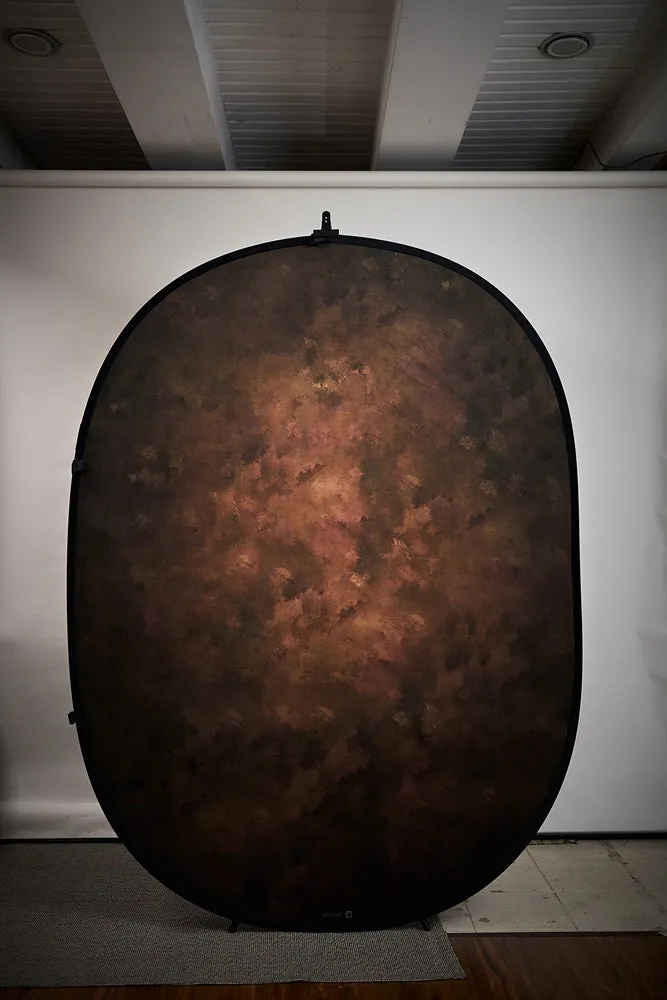 Kate Deep Brown/Light Brown Collapsible Backdrop Photography 5X6.5ft(1.5x2m)