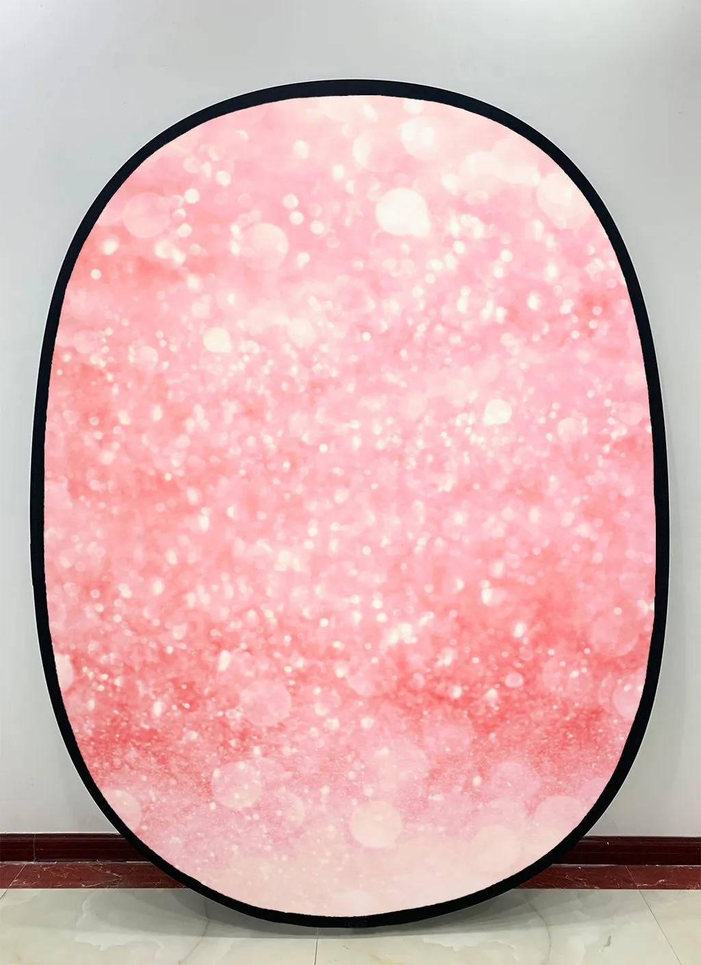 Kate Pink Sequins Bokeh/ Blue Sequins Bokeh Collapsible Backdrop Photography 5X6.5ft(1.5x2m)