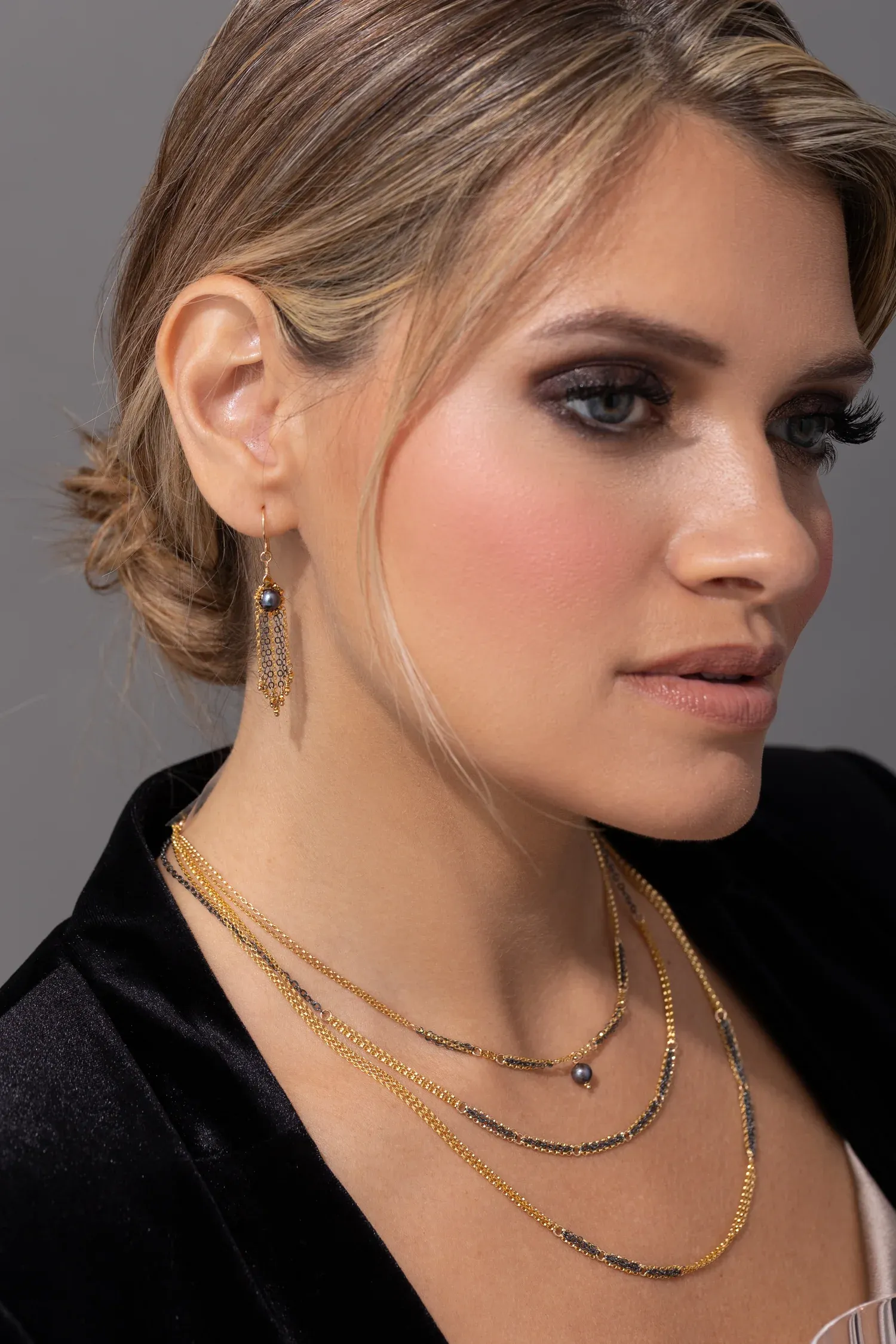 Kate Winternitz - EMA Long Mixed Metal Chain Necklace