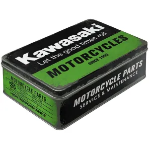 Kawasaki Motorcycle Parts Flat Tin Box