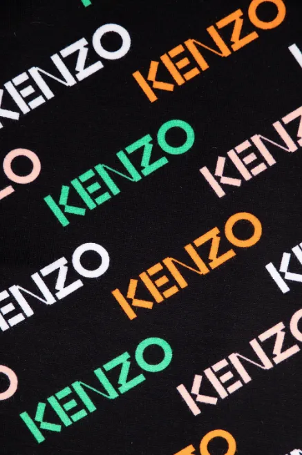 Kenzo Kids Patterned Logo Leggings