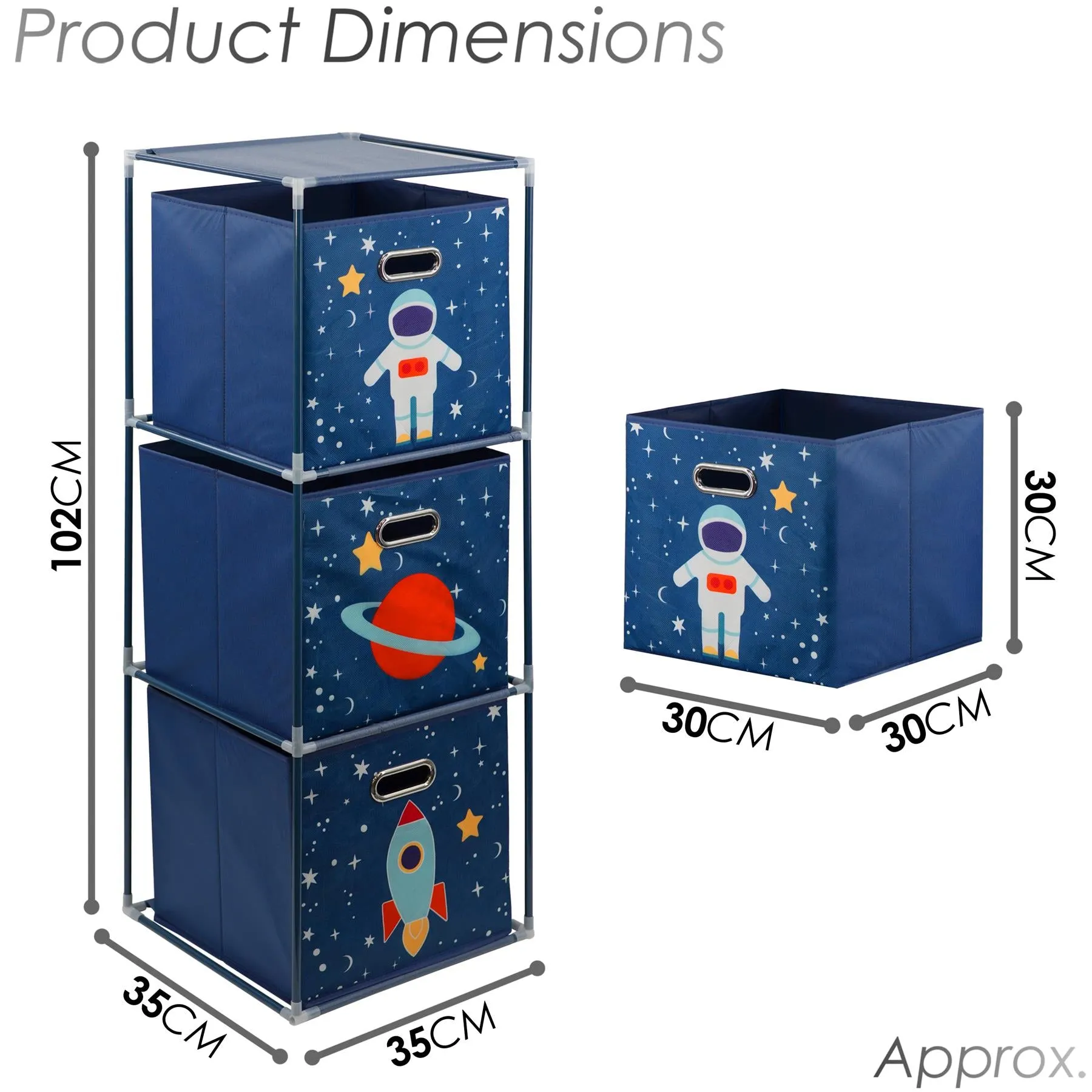 Kids Space Design Storage Cubes