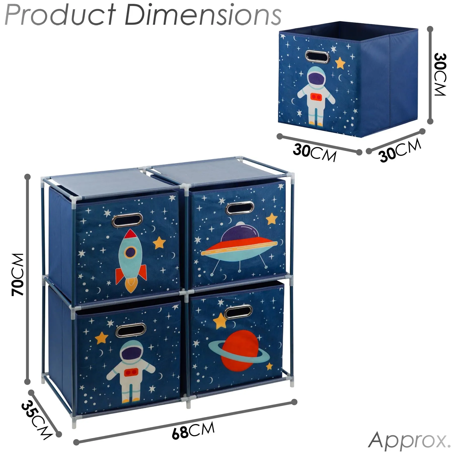 Kids Space Design Storage Cubes