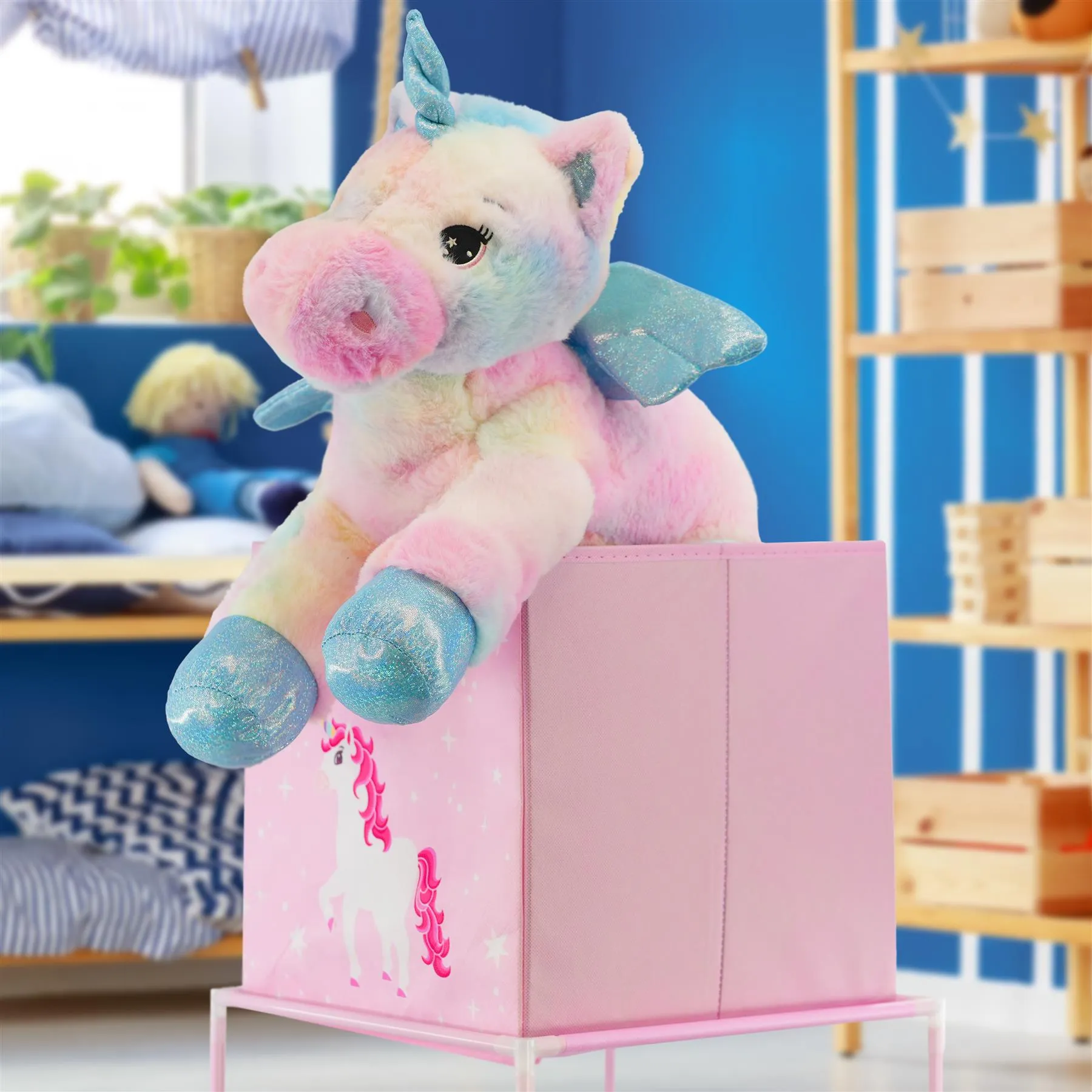 Kids Unicorn Design Storage Cubes