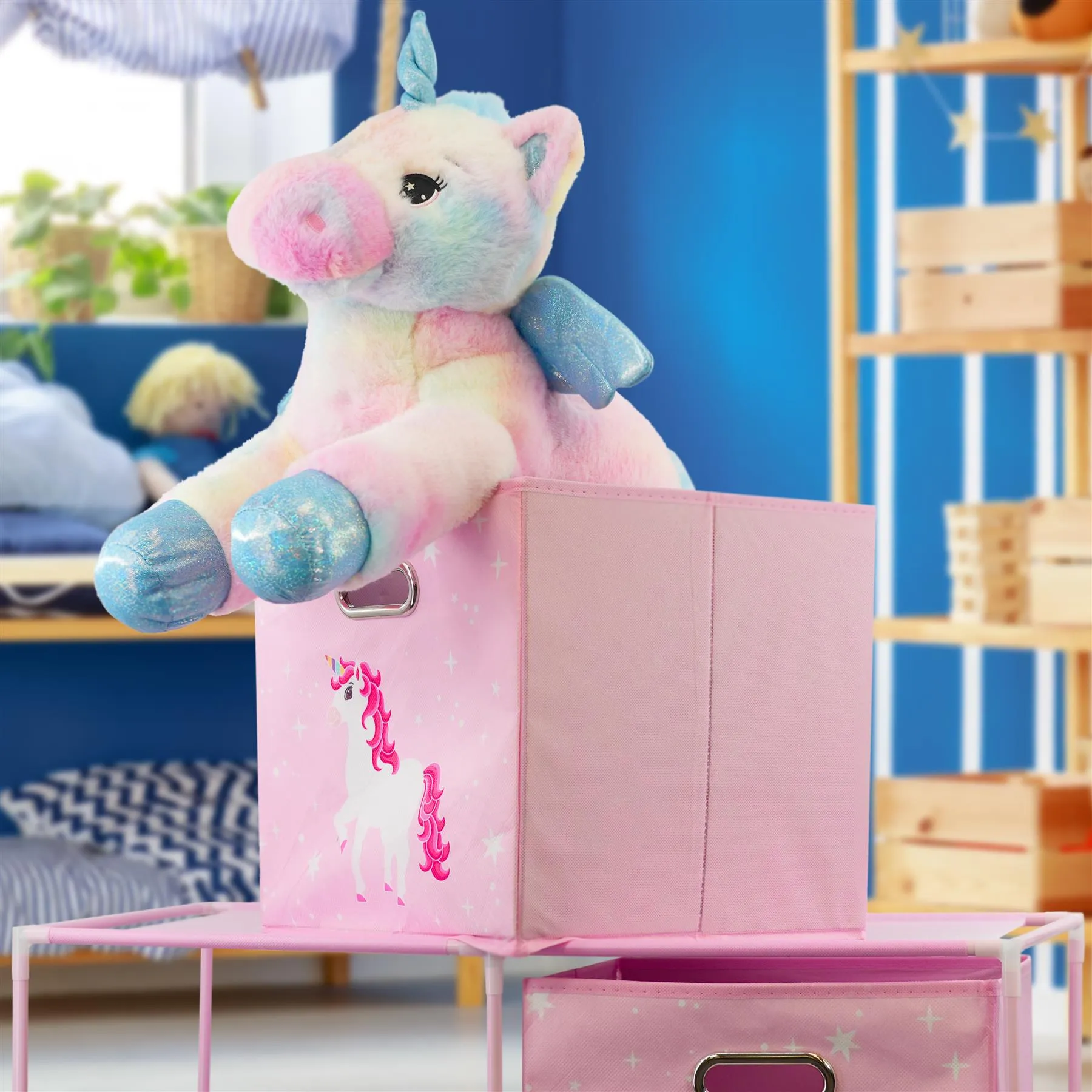 Kids Unicorn Design Storage Cubes