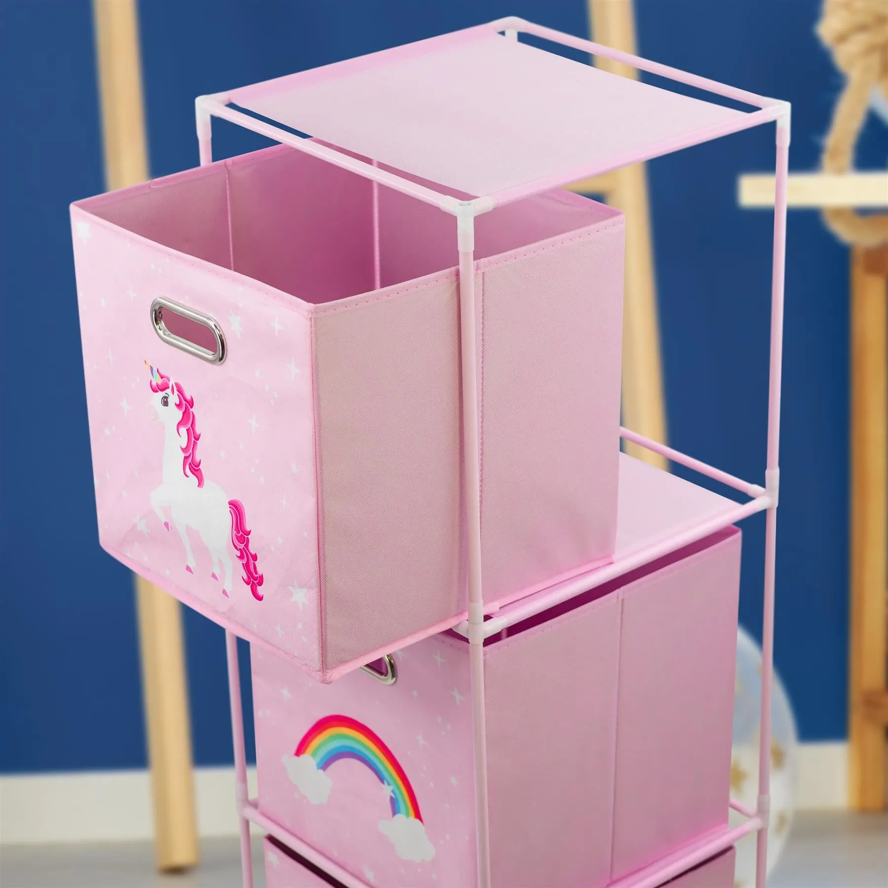 Kids Unicorn Design Storage Cubes