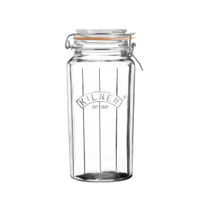 Kilner Facetted Clip Top Jar 1.8 Litre KL0025735